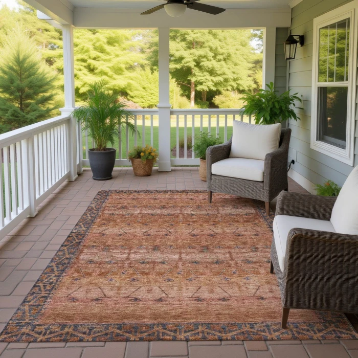Addison Rugs Chantille Orange ACN2724 8ft. x 10ft. Rect. Rug