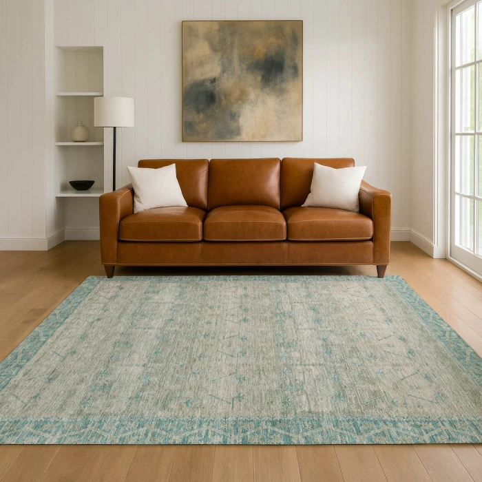 Addison Rugs Chantille Teal ACN2724 8ft. x 10ft. Rect. Rug