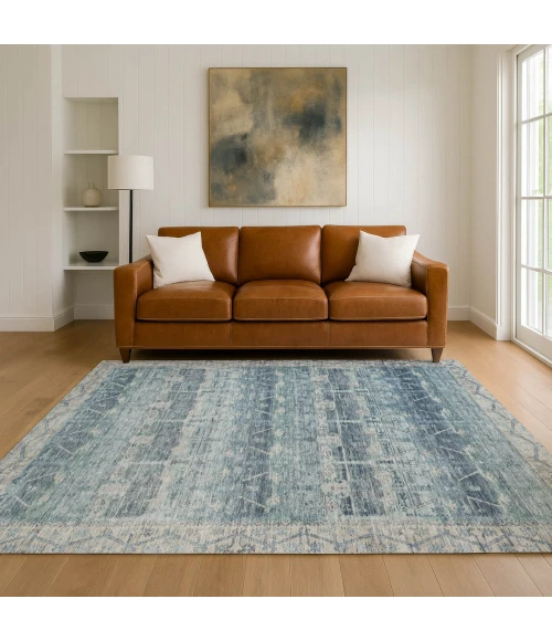 Addison Rugs Chantille Blue ACN2725 9ft. x 12ft. Rect. Rug