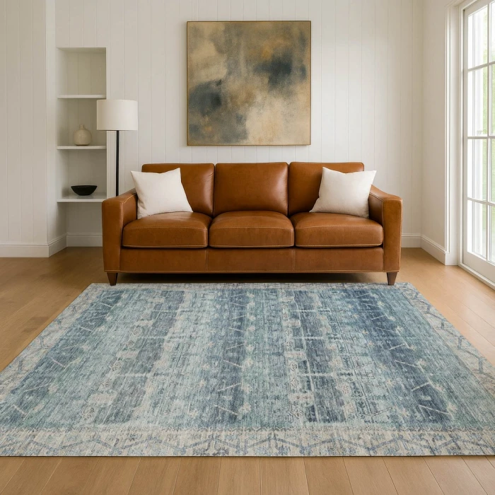 Addison Rugs Chantille Blue ACN2725 9ft. x 12ft. Rect. Rug