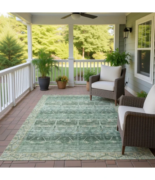 Addison Rugs Chantille Green ACN2725 9ft. x 12ft. Rect. Rug