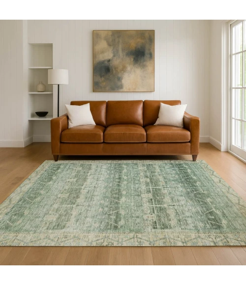 Addison Rugs Chantille Green ACN2725 9ft. x 12ft. Rect. Rug