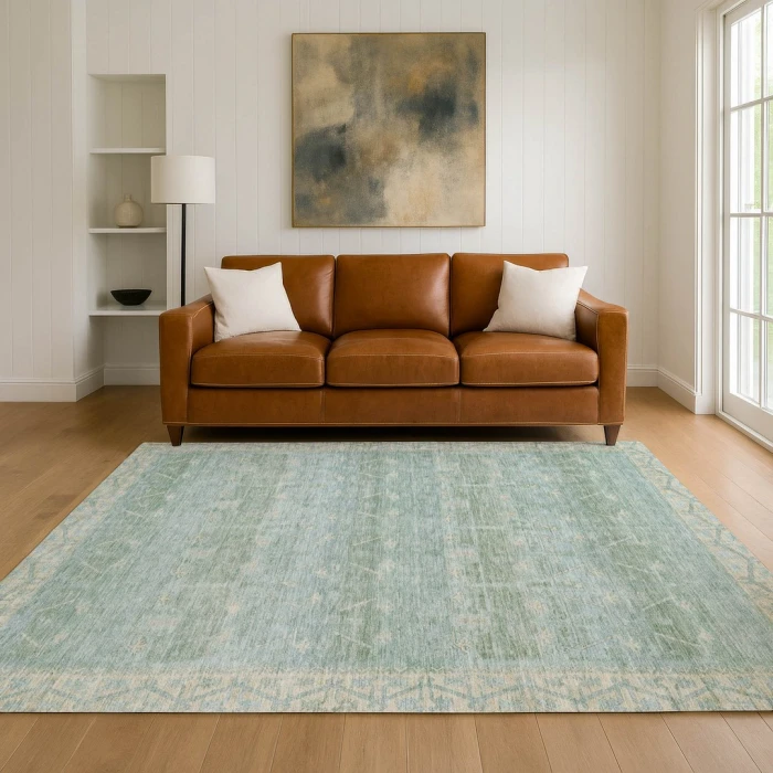 Addison Rugs Chantille Green ACN2725 9ft. x 12ft. Rect. Rug