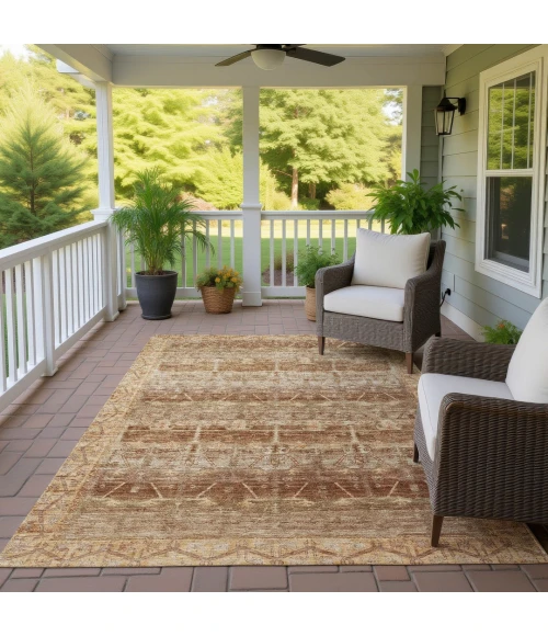 Addison Rugs Chantille Orange ACN2725 9ft. x 12ft. Rect. Rug
