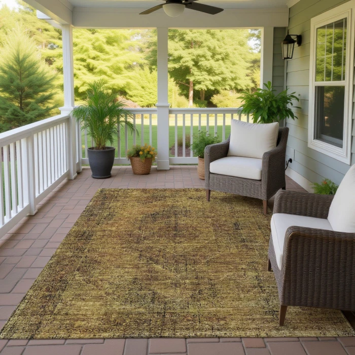 Addison Rugs Chantille Orange ACN2726 9ft. x 12ft. Rect. Rug