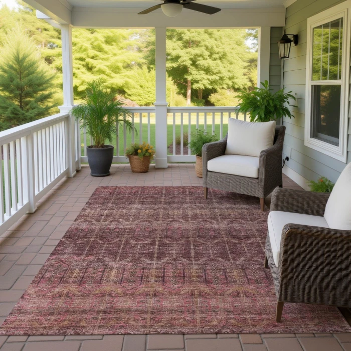 Addison Rugs Chantille Red ACN2728 8ft. x 10ft. Rect. Rug