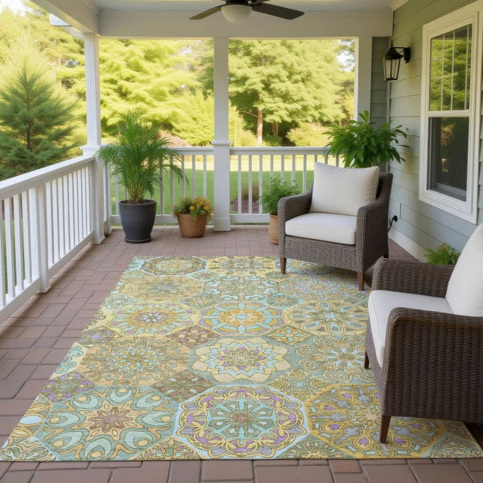 Addison Rugs Chantille Gold ACN2729 5ft. x 7ft.6in. Rect. Rug