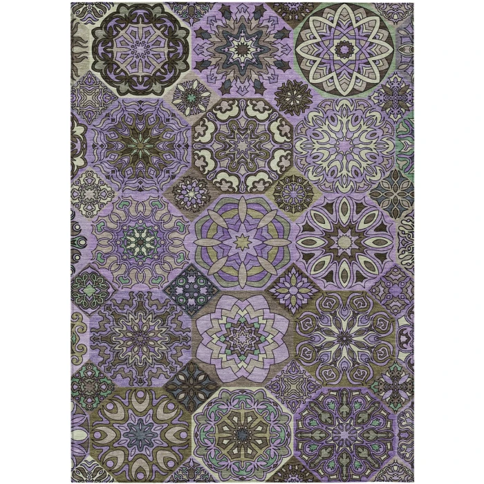 Addison Rugs Chantille Purple ACN2729 5ft. x 7ft.6in. Rect. Rug