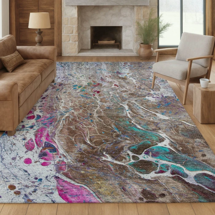 Addison Rugs Chantille Brown ACN2730 5ft. x 7ft.6in. Rect. Rug