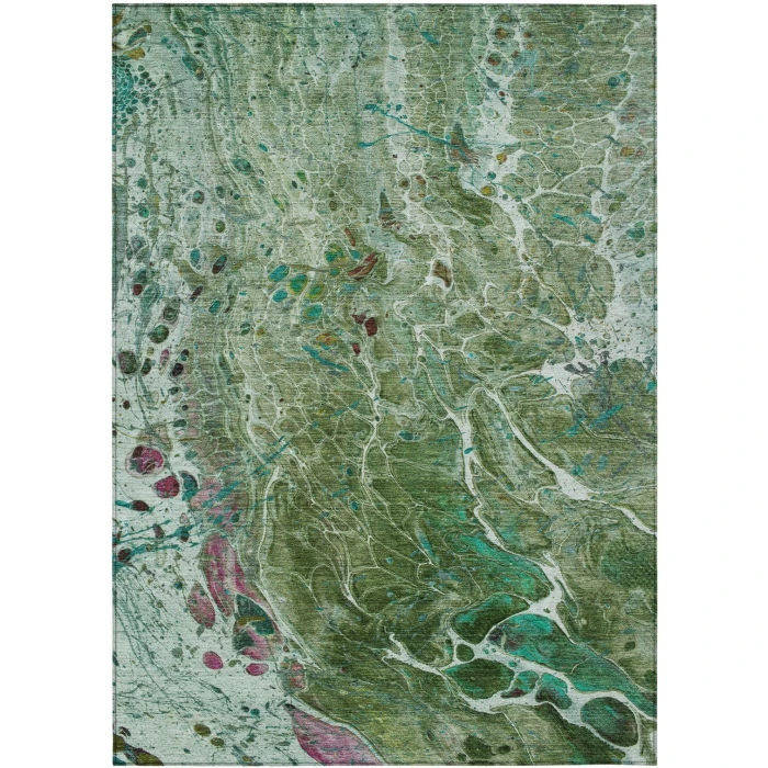 Addison Rugs Chantille Green ACN2730 9ft. x 12ft. Rect. Rug