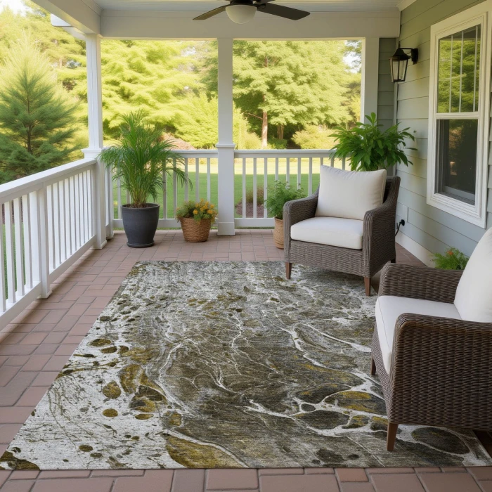 Addison Rugs Chantille Gray ACN2730 9ft. x 12ft. Rect. Rug