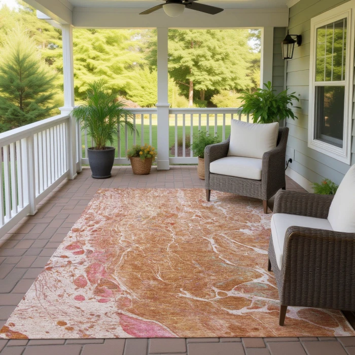 Addison Rugs Chantille Orange ACN2731 5ft. x 7ft.6in. Rect. Rug