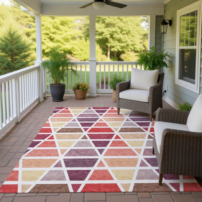 Addison Rugs Chantille Red ACN2732 5ft. x 7ft.6in. Rect. Rug