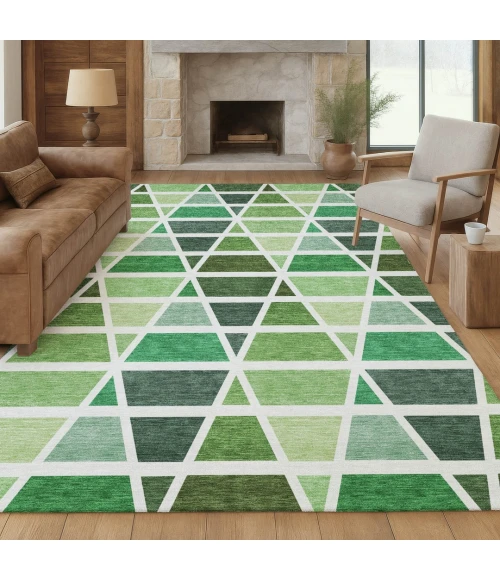 Addison Rugs Chantille Green ACN2732 9ft. x 12ft. Rect. Rug