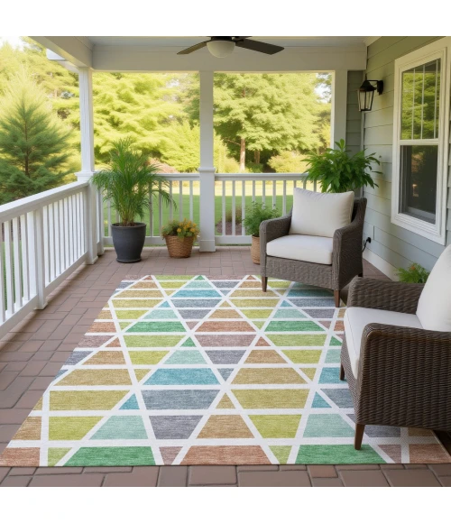 Addison Rugs Chantille Green ACN2732 9ft. x 12ft. Rect. Rug