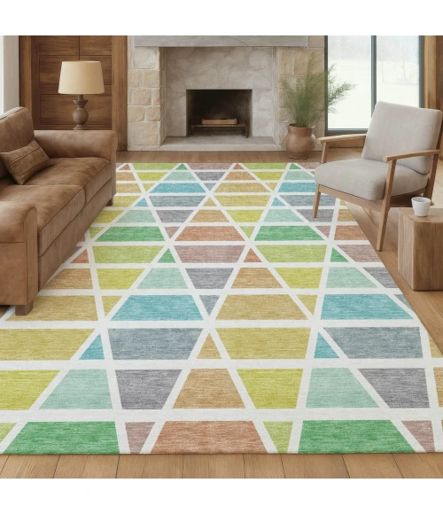 Addison Rugs Chantille Green ACN2732 9ft. x 12ft. Rect. Rug