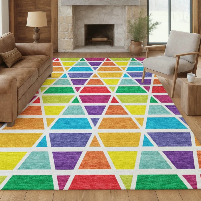 Addison Rugs Chantille Orange ACN2732 5ft. x 7ft.6in. Rect. Rug