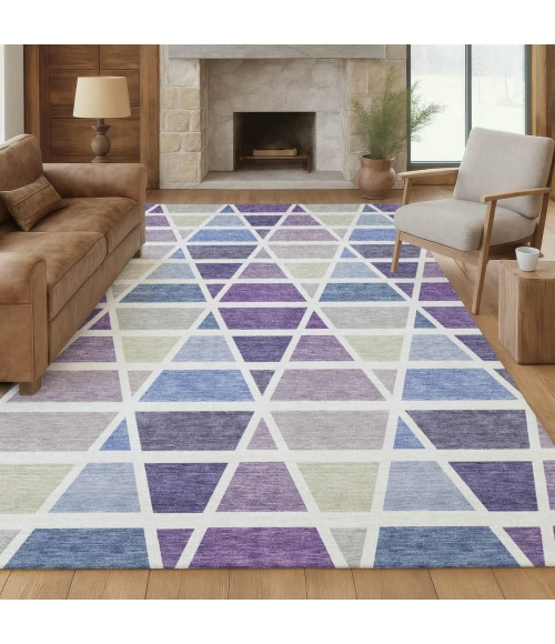 Addison Rugs Chantille Purple ACN2732 9ft. x 12ft. Rect. Rug