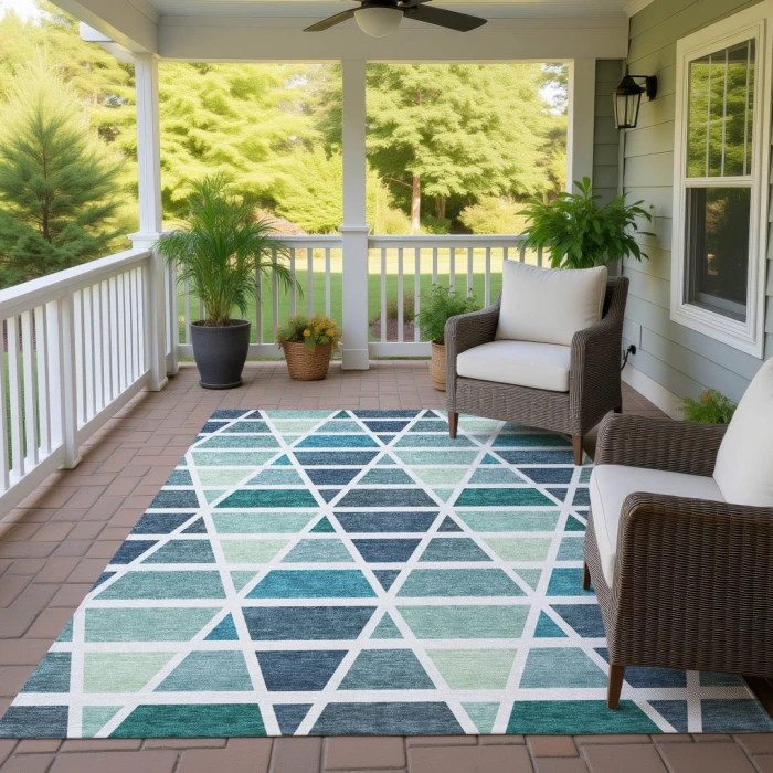 Addison Rugs Chantille Teal ACN2732 5ft. x 7ft.6in. Rect. Rug