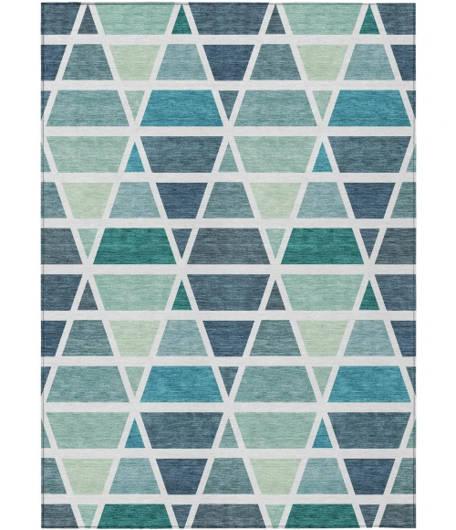 Addison Rugs Chantille Teal ACN2732 9ft. x 12ft. Rect. Rug