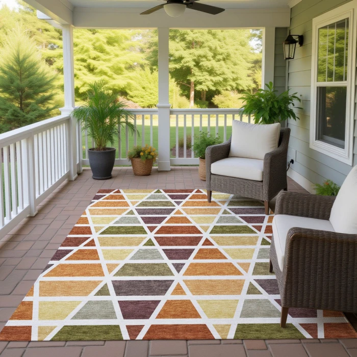 Addison Rugs Chantille Orange ACN2732 5ft. x 7ft.6in. Rect. Rug