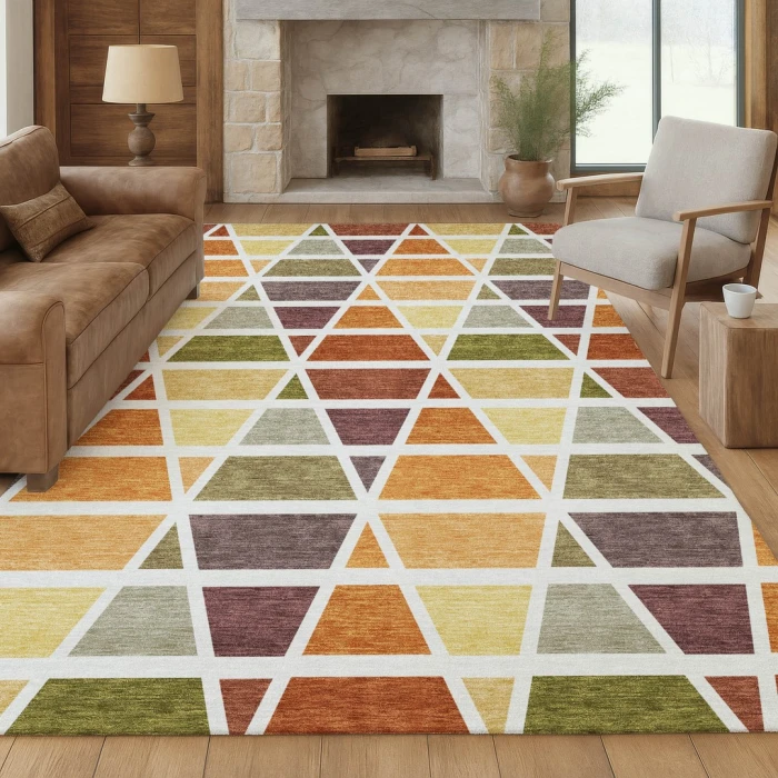 Addison Rugs Chantille Orange ACN2732 5ft. x 7ft.6in. Rect. Rug