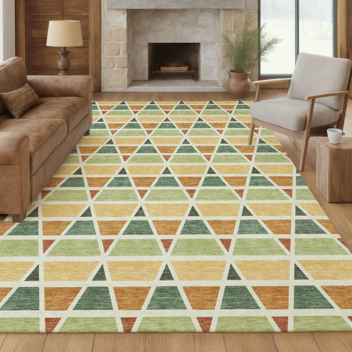 Addison Rugs Chantille Green ACN2733 5ft. x 7ft.6in. Rect. Rug