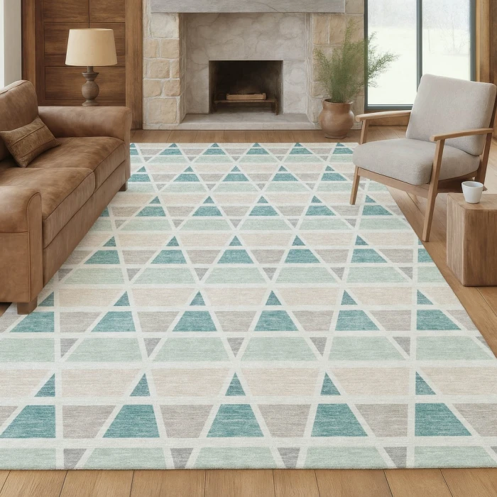 Addison Rugs Chantille Green ACN2733 9ft. x 12ft. Rect. Rug