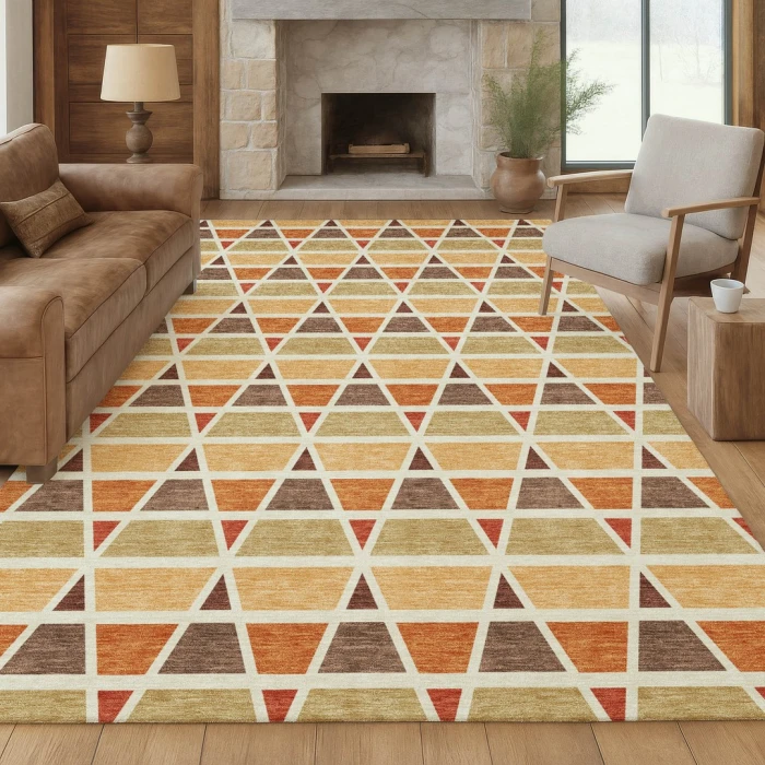 Addison Rugs Chantille Orange ACN2733 5ft. x 7ft.6in. Rect. Rug