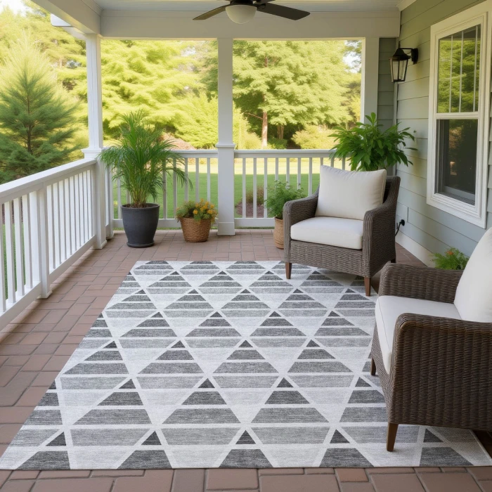 Addison Rugs Chantille Gray ACN2734 5ft. x 7ft.6in. Rect. Rug