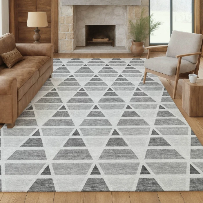 Addison Rugs Chantille Gray ACN2734 5ft. x 7ft.6in. Rect. Rug