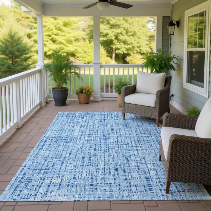 Addison Rugs Chantille Blue ACN2735 9ft. x 12ft. Rect. Rug