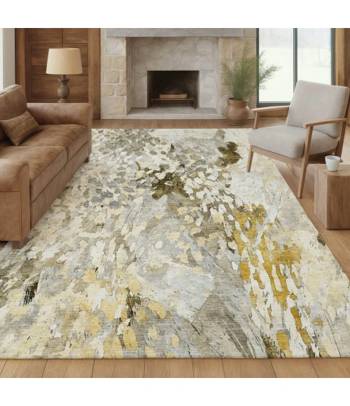 Addison Rugs Chantille Brown ACN2736 9ft. x 12ft. Rect. Rug