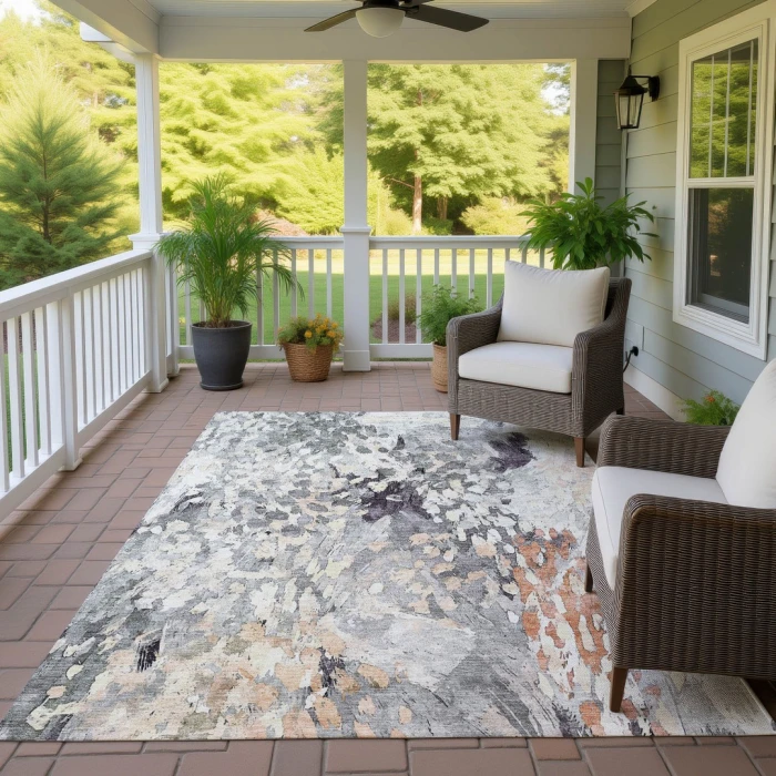 Addison Rugs Chantille Gray ACN2736 5ft. x 7ft.6in. Rect. Rug