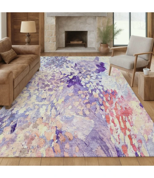 Addison Rugs Chantille Purple ACN2736 9ft. x 12ft. Rect. Rug