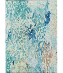Addison Rugs Chantille Teal ACN2736 9ft. x 12ft. Rect. Rug