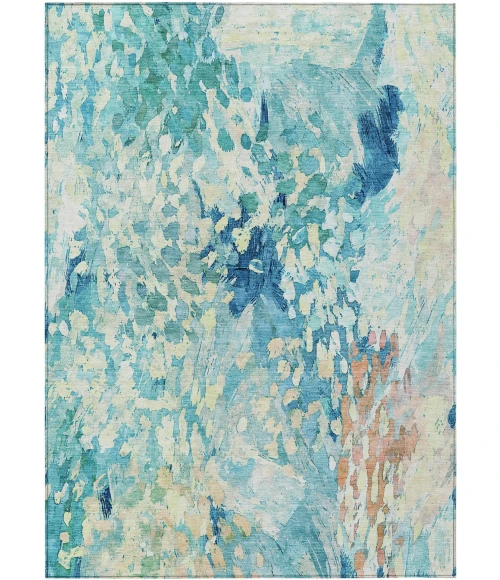 Addison Rugs Chantille Teal ACN2736 5ft. x 7ft.6in. Rect. Rug