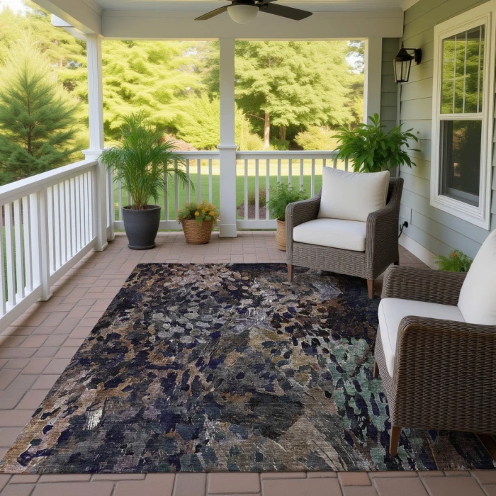 Addison Rugs Chantille Brown ACN2737 5ft. x 7ft.6in. Rect. Rug