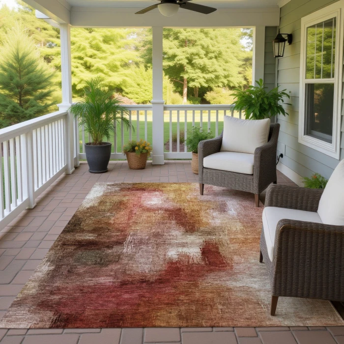 Addison Rugs Chantille Orange ACN2738 5ft. x 7ft.6in. Rect. Rug