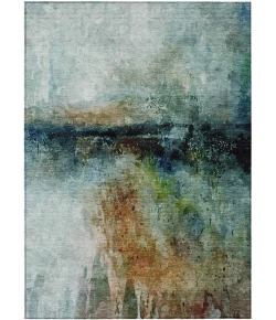 Addison Rugs Chantille Teal ACN2739 5ft. x 7ft.6in. Rect. Rug
