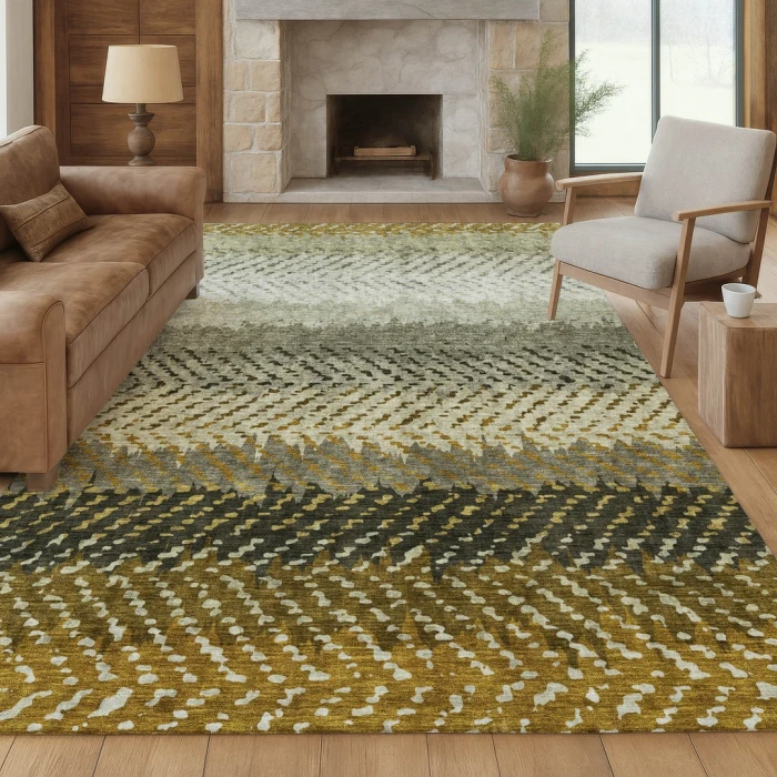 Addison Rugs Chantille Brown ACN2740 5ft. x 7ft.6in. Rect. Rug