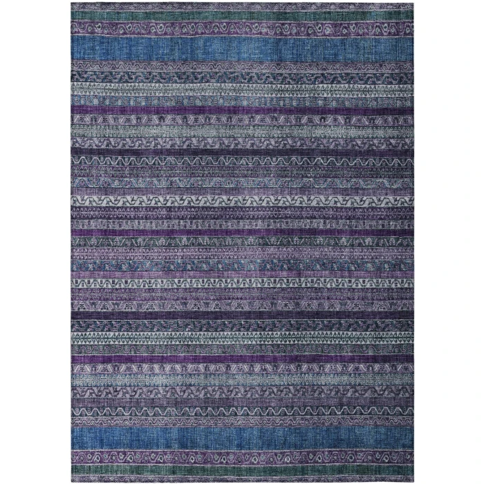 Addison Rugs Chantille Purple ACN2741 5ft. x 7ft.6in. Rect. Rug