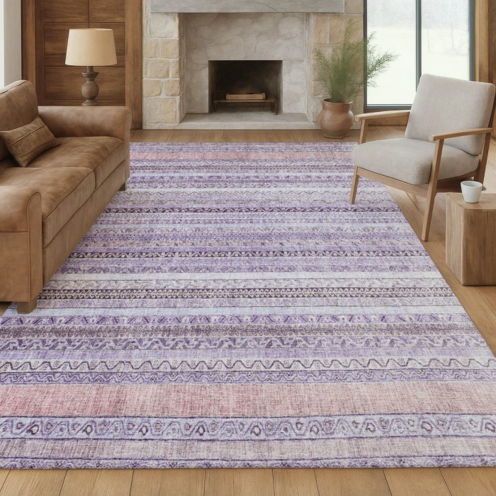Addison Rugs Chantille Purple ACN2742 5ft. x 7ft.6in. Rect. Rug