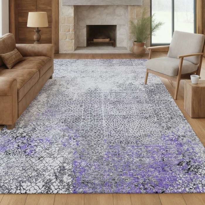 Addison Rugs Chantille Purple ACN2743 5ft. x 7ft.6in. Rect. Rug