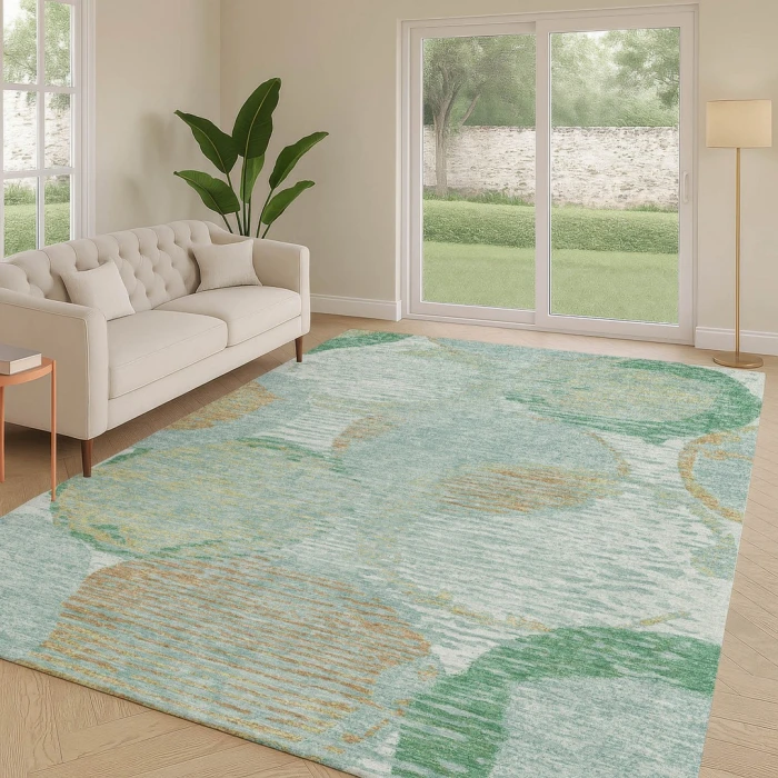 Addison Rugs Chantille Teal ACN2744 5ft. x 7ft.6in. Rect. Rug