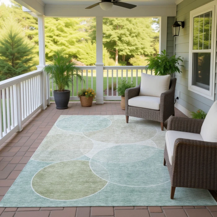 Addison Rugs Chantille Teal ACN2746 5ft. x 7ft.6in. Rect. Rug
