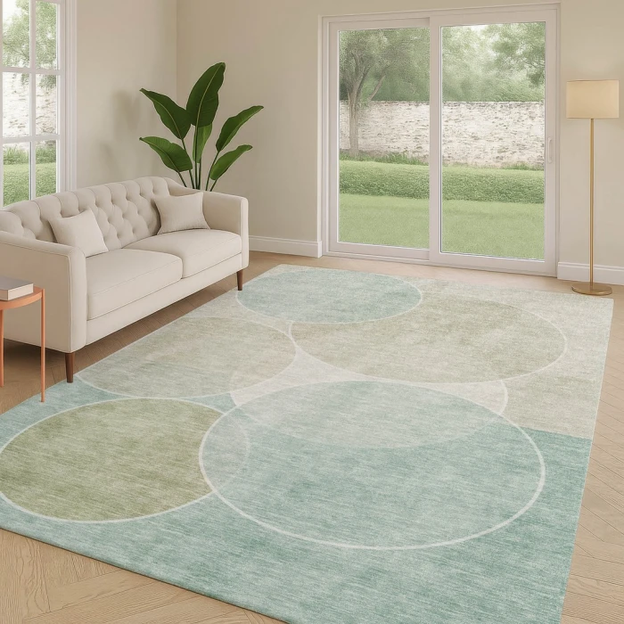 Addison Rugs Chantille Teal ACN2746 5ft. x 7ft.6in. Rect. Rug