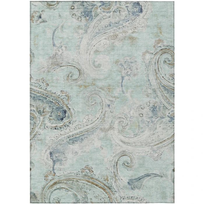 Addison Rugs Chantille Teal ACN2747 5ft. x 7ft.6in. Rect. Rug