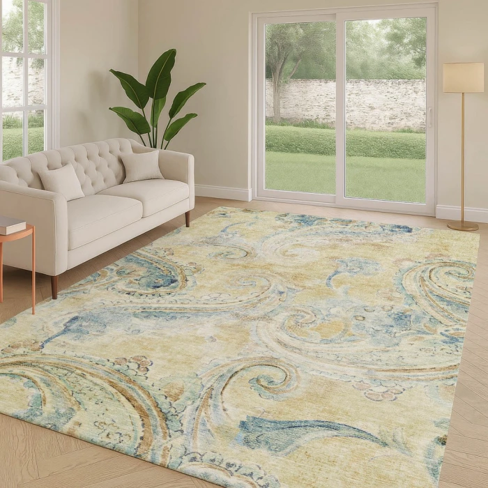 Addison Rugs Chantille Gold ACN2747 8ft. x 10ft. Rect. Rug