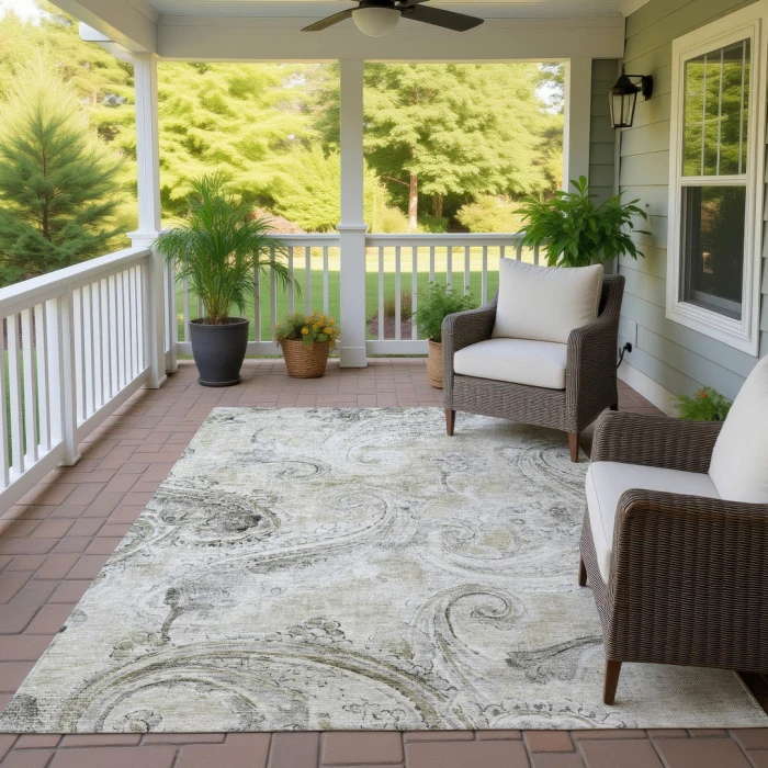 Addison Rugs Chantille Brown ACN2747 9ft. x 12ft. Rect. Rug